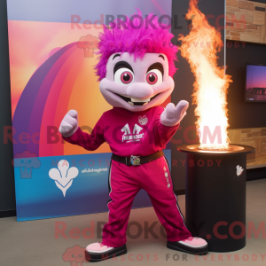 Postava maskota Magenta...