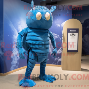 Blue Trilobite mascot...