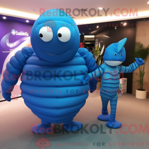 Blue Trilobite mascot...