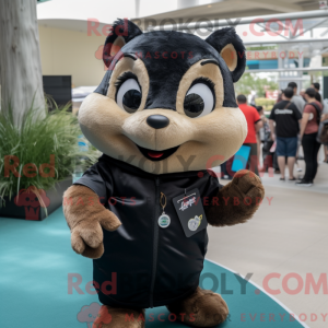 Black Chipmunk mascot...