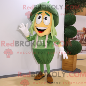 Olive Onion mascottekostuum...