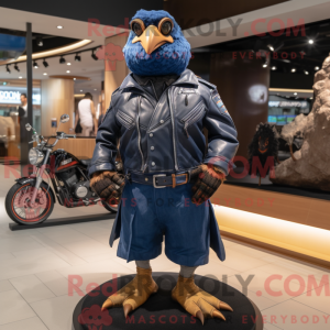 Navy Quail maskot kostume...