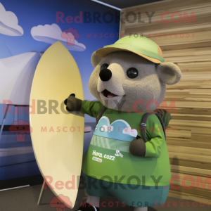 Olive Sow maskotdraktfigur...