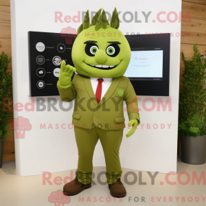 Olive Chief mascottekostuum...