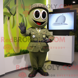 Olive Chief maskot kostume...