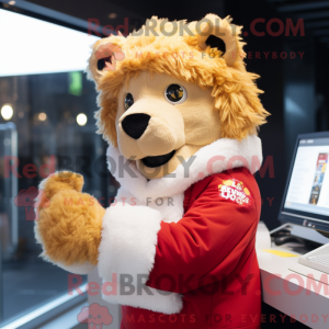 Lion mascot costume...