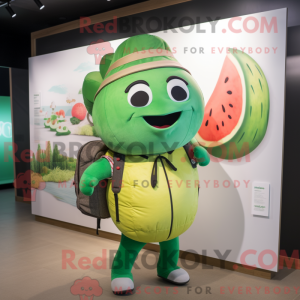 Melon mascot costume...