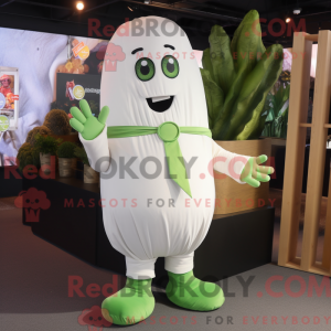 White Cucumber mascot...