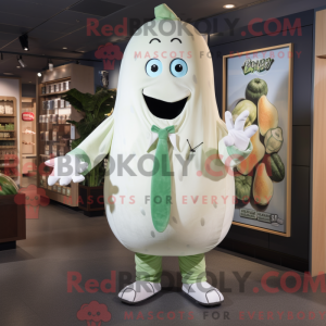 White Cucumber mascot...