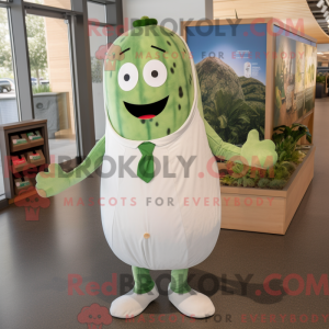 White Cucumber mascot...