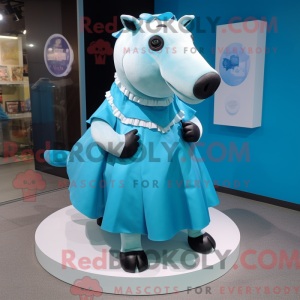 Disfraz de mascota Cyan...
