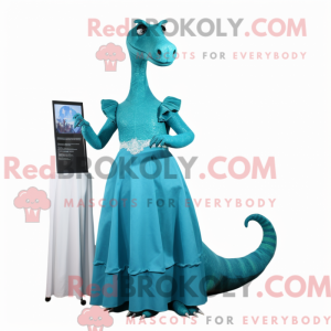 Turquoise Brachiosaurus...