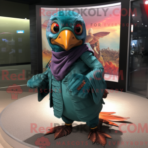 Teal Pheasant mascot...