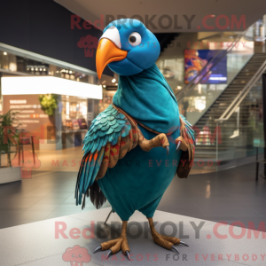 Teal Pheasant mascot...