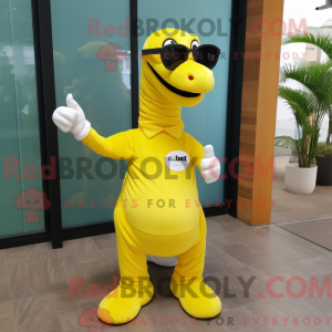 Lemon Yellow Brachiosaurus...