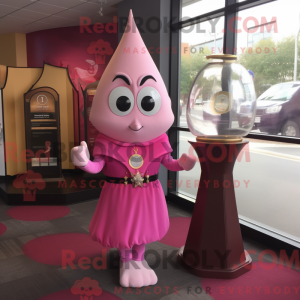 Pink Hourglass maskot...