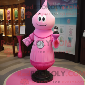Pink Hourglass mascot...
