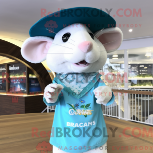 Cream Rat mascot costume...