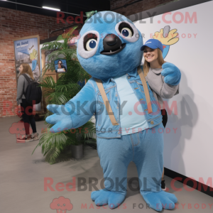Máscara Blue Sloth com...