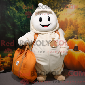 White Pumpkin mascot...