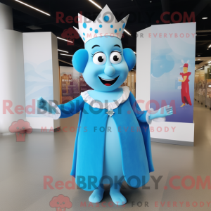 Sky Blue Queen mascot...