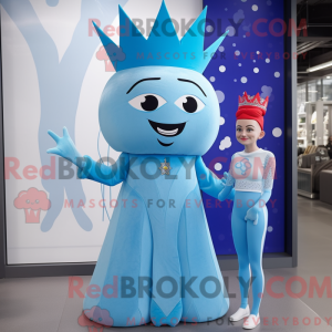 Postava maskota Sky Blue...