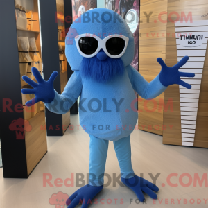 Maskottchenkostüm Blaue...