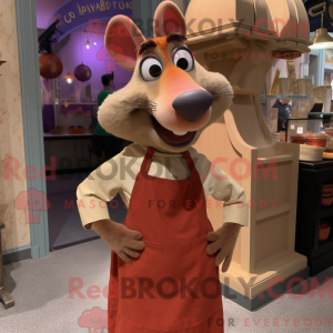 Tan Ratatouille mascot...