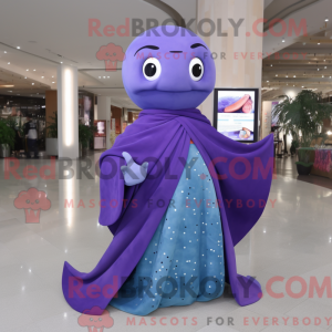 Purple Stingray mascot...