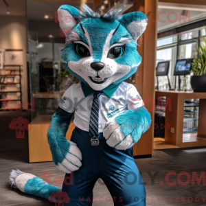 Costume de mascotte de Lynx...