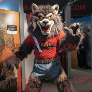 Werewolf mascot costume...