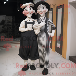 Mime mascot costume...