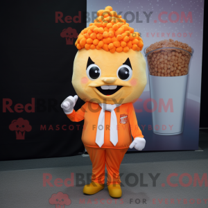 Orange Pop Corn mascot...