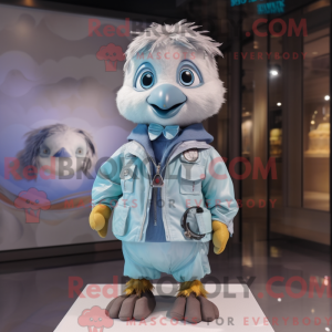 Sky Blue Gosling maskot...