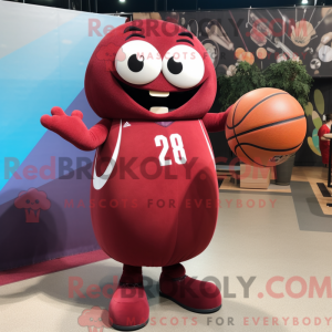 Maroon Basketball Ball...