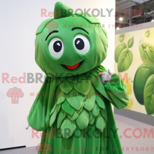 Spinach mascot costume...