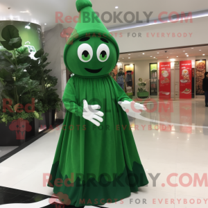 Spinach mascot costume...