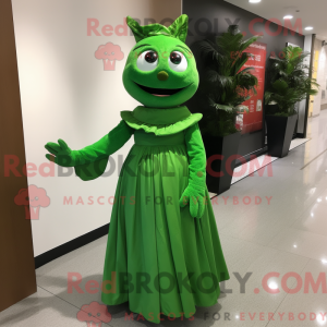 Spinach mascot costume...