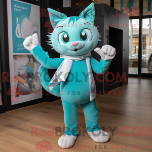 Figura de máscara de gato...