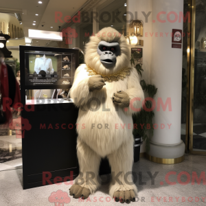 Figura de máscara de gorila...