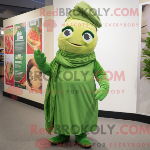 Spinat maskot kostume...