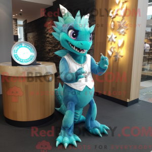 Figura de máscara de dragão...