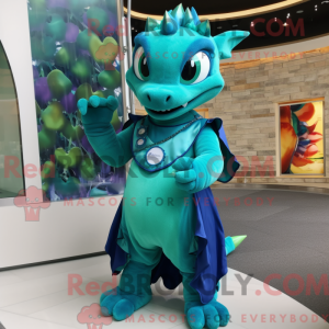 Figura de máscara de dragão...