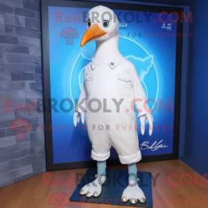 White Albatross mascot...