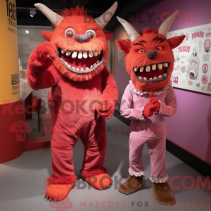 Devil mascot costume...