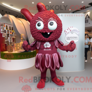 Maroon Medusa maskot...