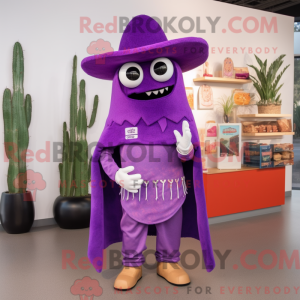 Purple Enchiladas mascot...