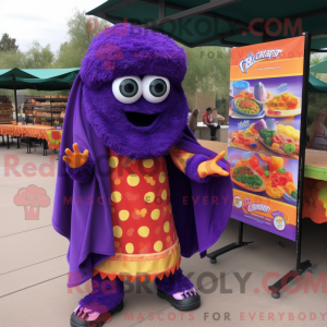 Purple Enchiladas mascot...