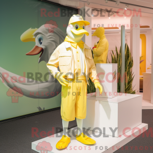 Lemon Yellow Swans mascot...