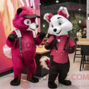 Magenta Skunk mascot...